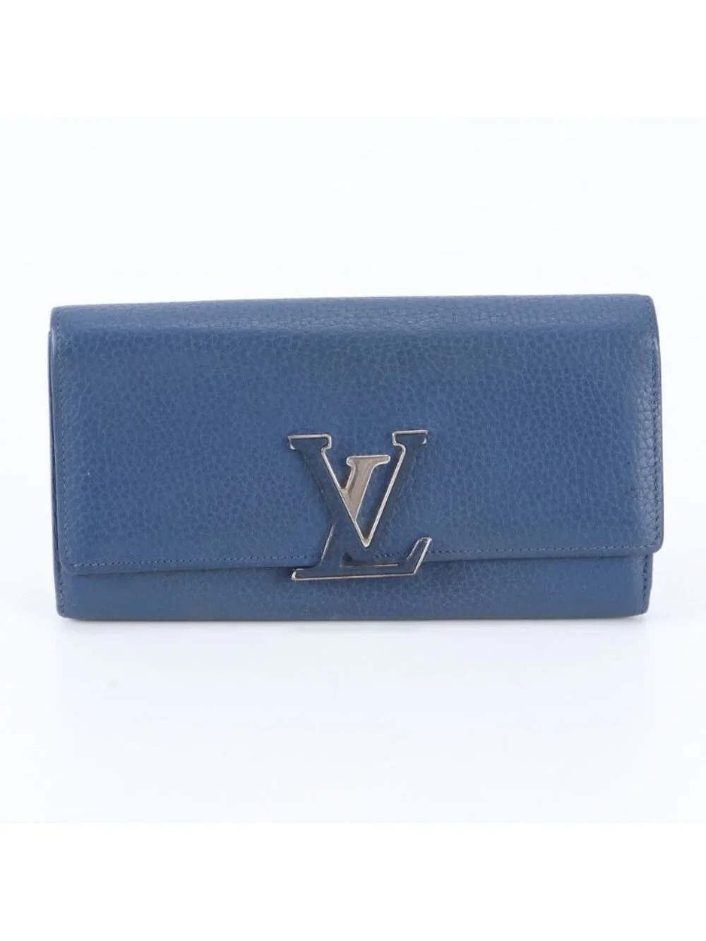 Louis Vuitton Cuir Taurillon Leather Portefeuille Capucines Wallet